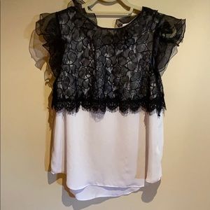 Target x Prabal Gurung lace and organza top